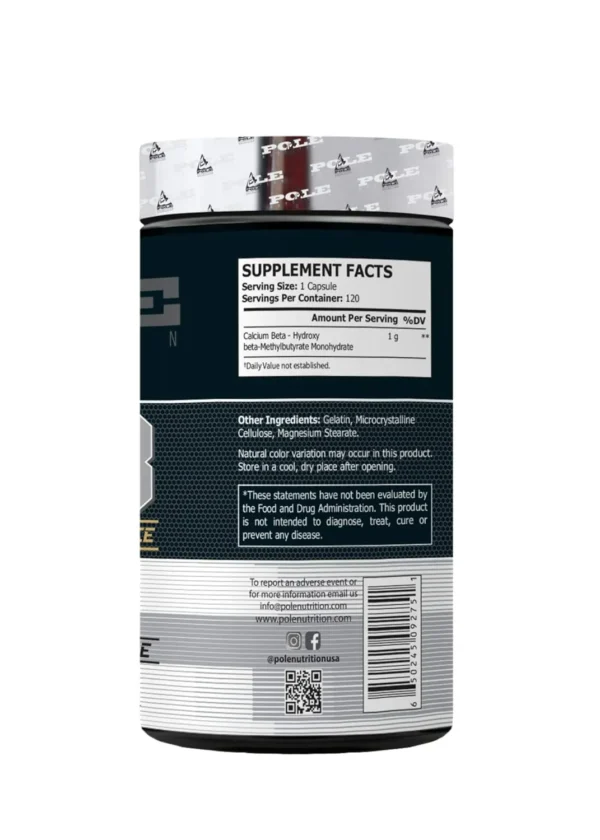 Pole Nutrition HMB Strength And Performance for Heart Health