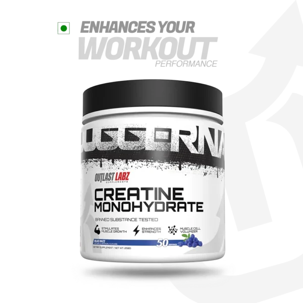 outlastlabz Creatine Monohydrate Blue Razz