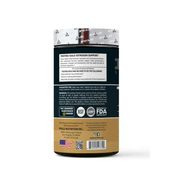 Pole Nutrition Testro Gold - 60 Tabs