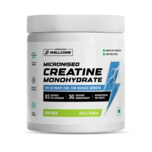 Wellcore – Micronised Creatine Monohydrate (307g, 83 Servings)